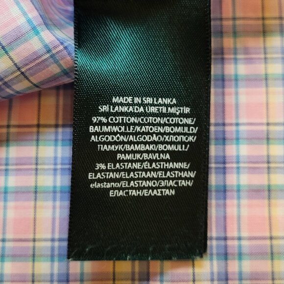 Lauren Ralph Lauren Button Up Shirt Mens Plaid Large Preppy Academia - Picture 7 of 9